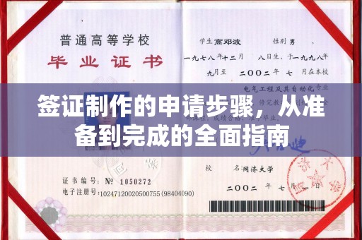 泉港签证制作的申请步骤，从准备到完成的全面指南